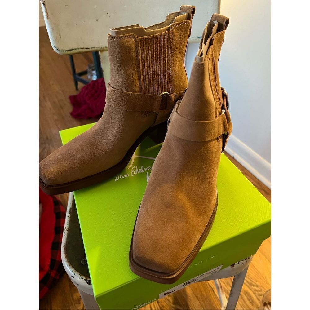 Sam Edelman Camel Suede Boot - Picture 12 of 12